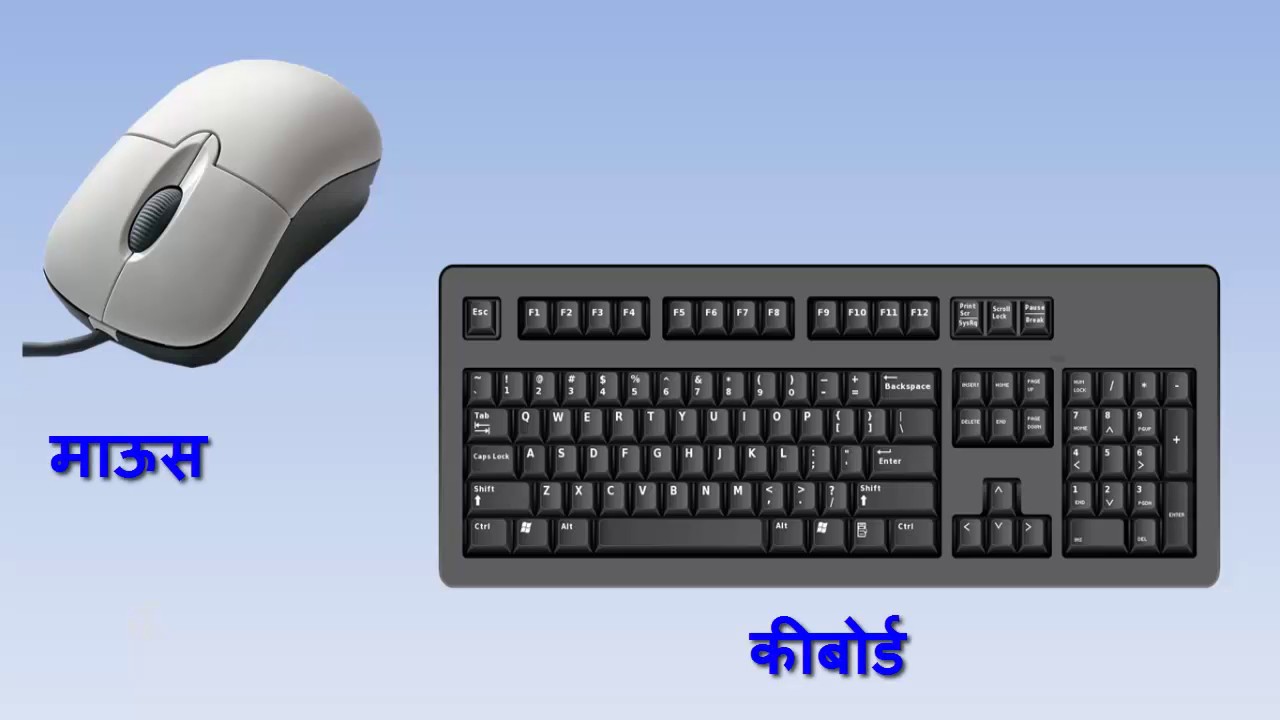 5 1 4 Parts of Computer and their Working Marathi