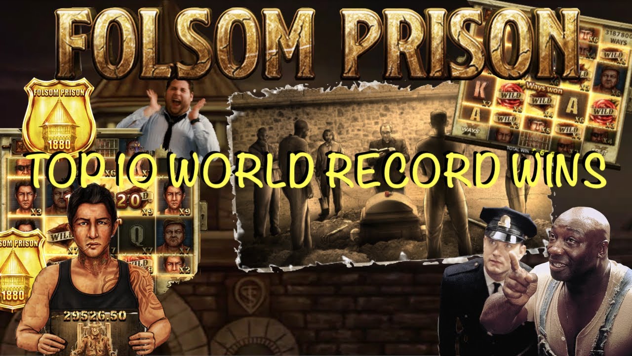 ★ TOP 10 WORLD RECORD ★ WINS ON FOLSOM PRISON SLOT 75000X