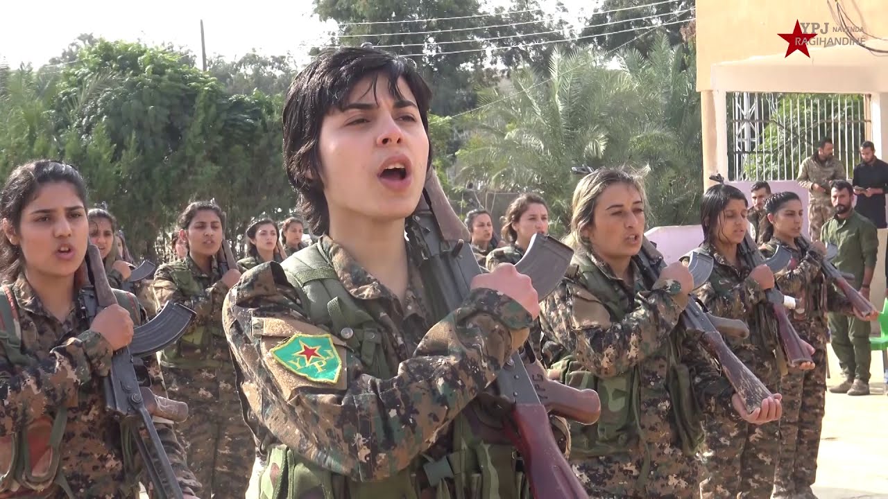 Akademiya Şehîd Hebûn û Şehîd Rojda bi dawî bû #YPJ تم تخريج أكاديميتي الشهيدة هبون والشهيدة روجدا