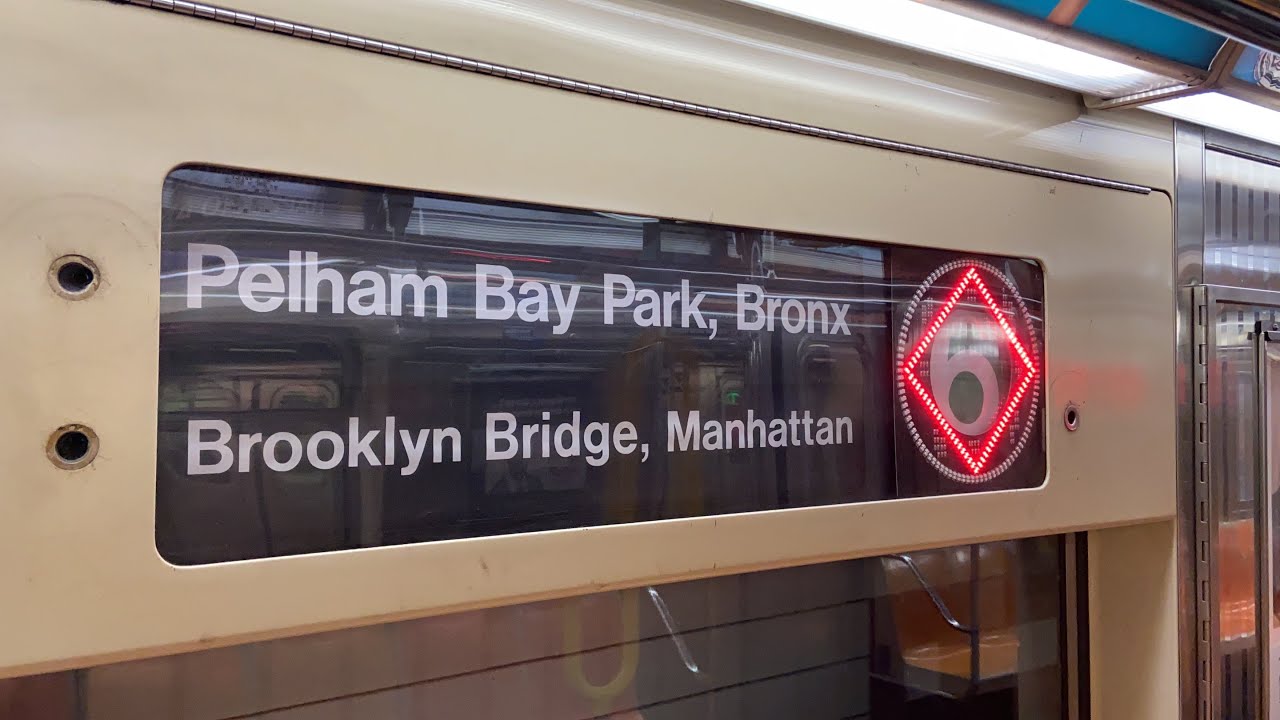 IRT Subway: R62A (6) Express Train Ride from Bklyn Bridge to Pelham Bay Park via City Hall Loop