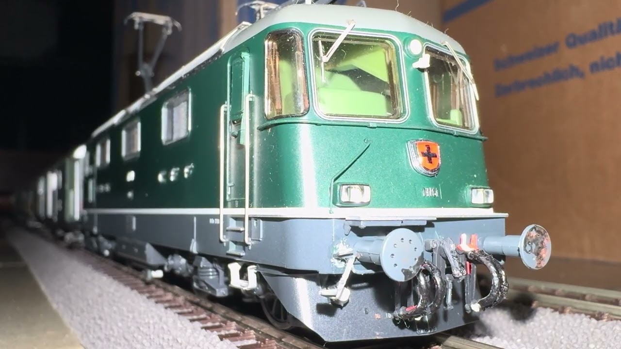 SBB RE 4/4-2 roco ho digital sound + Eurocity 