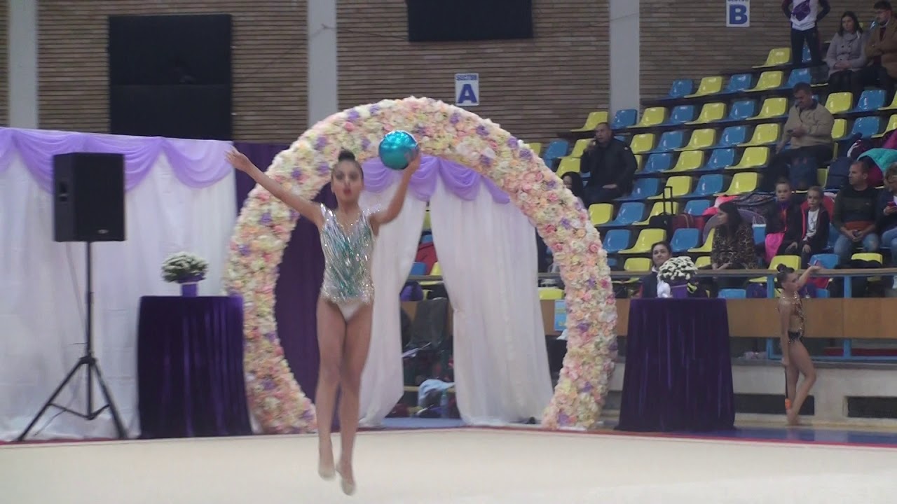 Sofia Bulat Clubul Speranta Chisinau MDA Ball Hopes 2008 Level A Rhythmic Arad Trophy 2019
