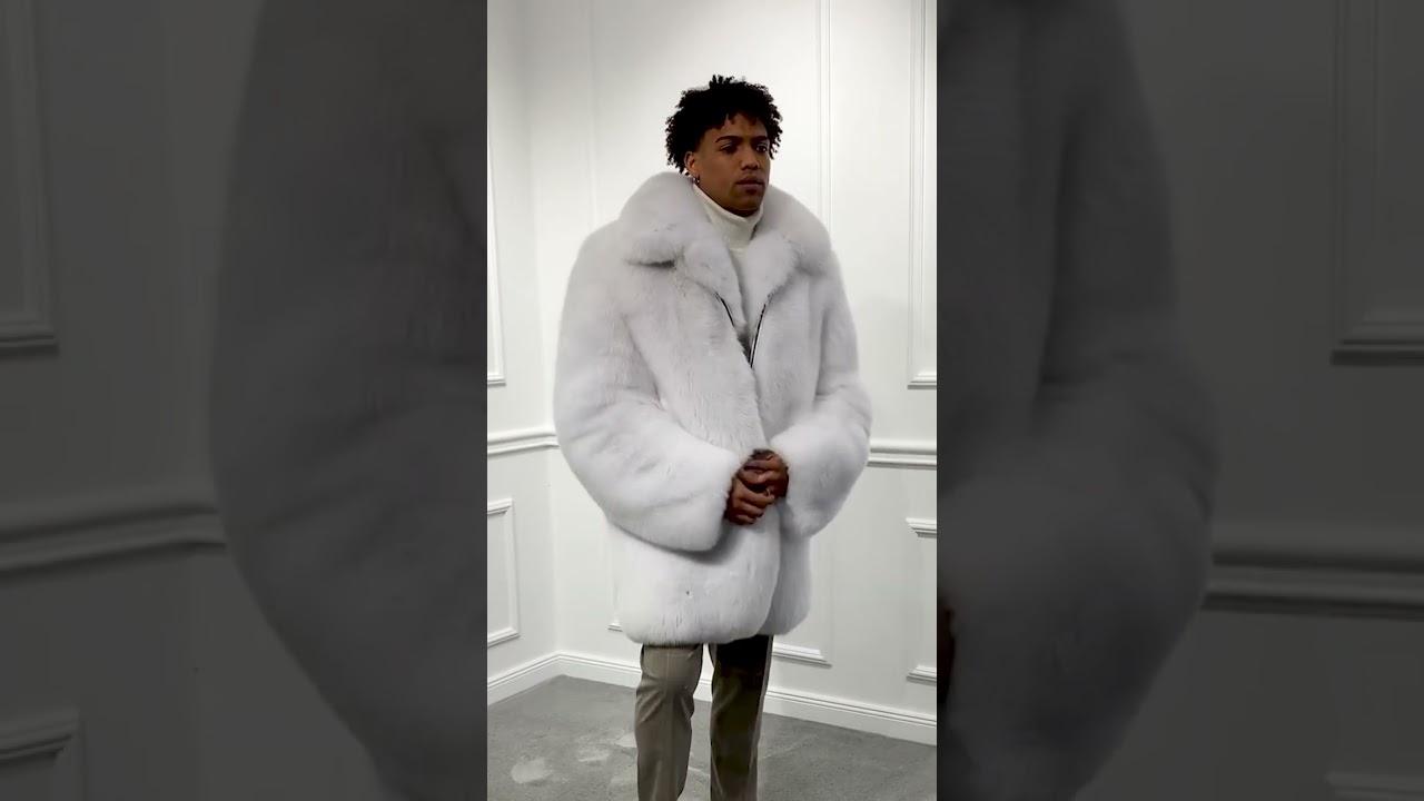 White Fox Fur Jacket