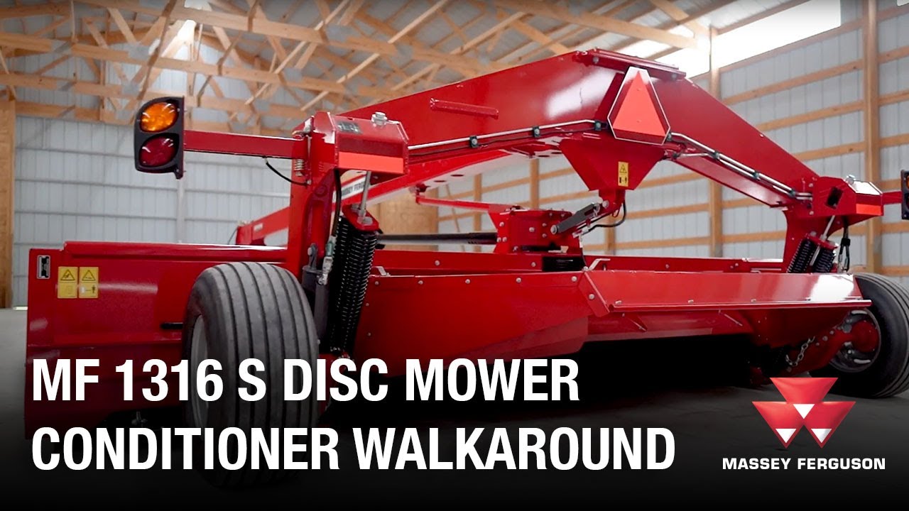 Take a Look at the MF 1316 S Disc Mower Conditioner