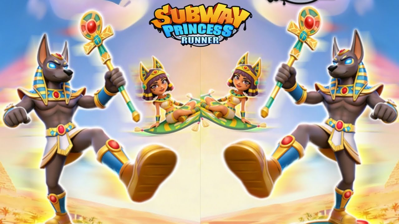Subway Princess _ Anubis Charector Runner _ New upadet Gameplay