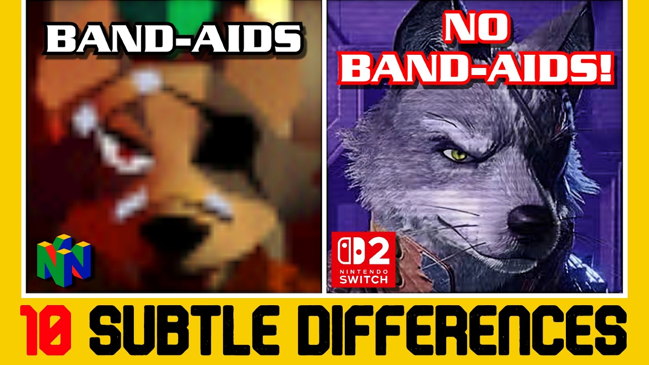 10 Subtle Differences between Star Fox for Switch 2 and Star Fox 64