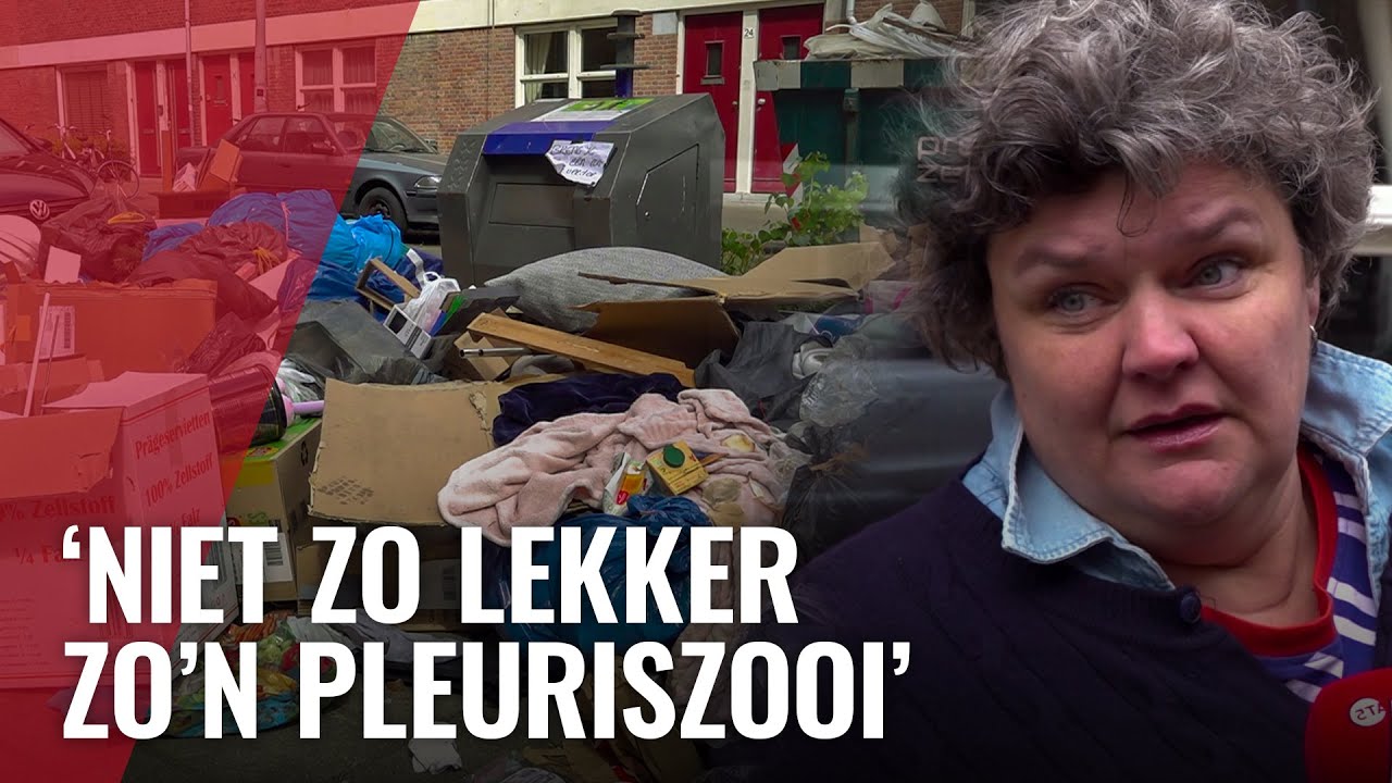 Bewoners boos om afvalberg op Marco Polostraat