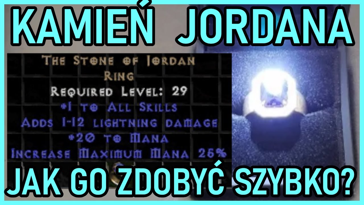 JAK NAJSZYBCIEJ ZDOBYĆ KAMIEŃ JORDANA W DIABLO 2: RESURRECTED! PORADNIK! HOW TO GET STONE OF JORDAN!