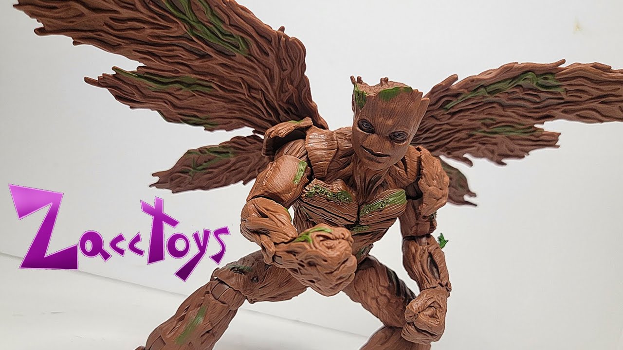 Hasbro Marvel Legends Guardians of the Galaxy Vol. 3 Deluxe Groot Action Figure Review!