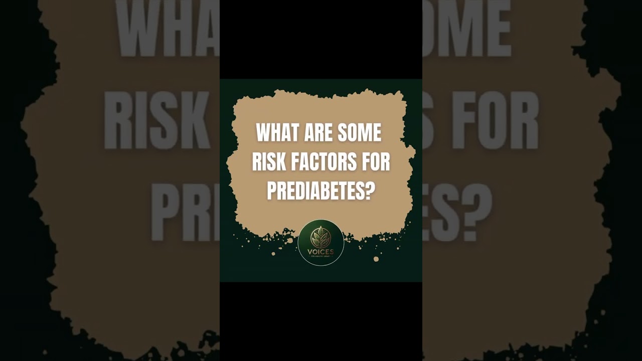 Risk Factors for Prediabetes