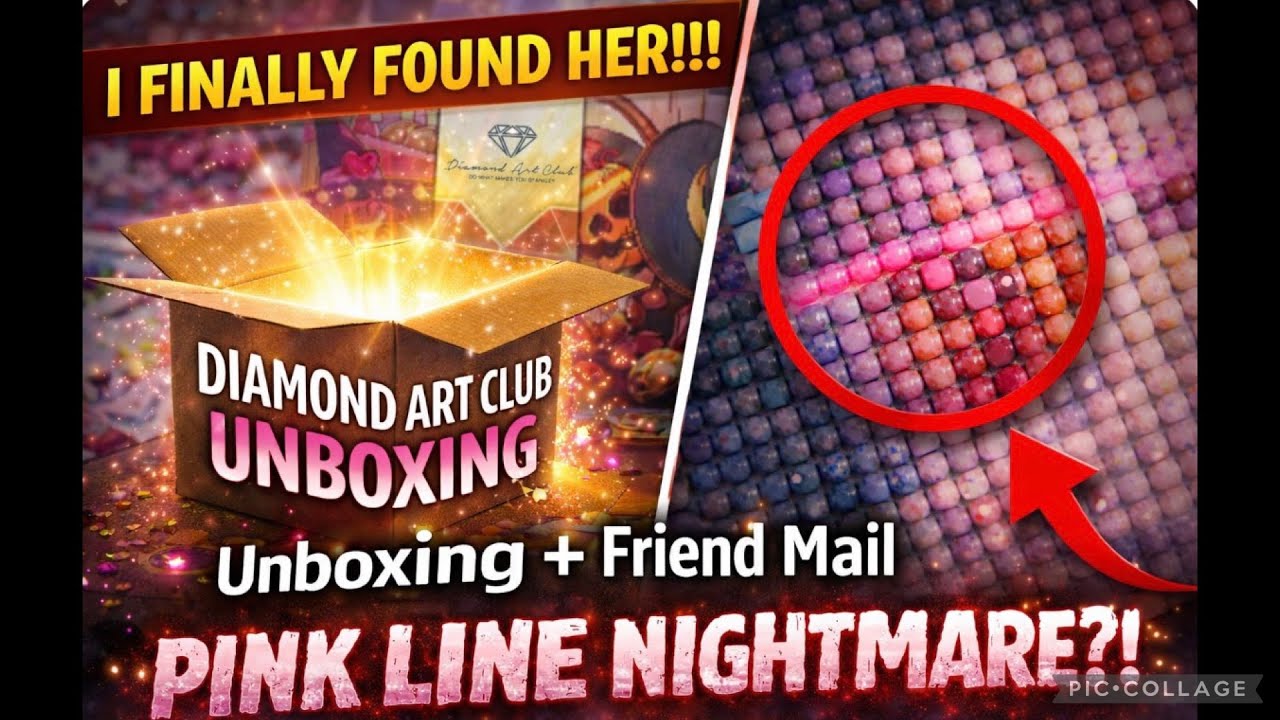 Я НАКОНЕЦ-ТО НАШЛА ЕЁ! 😭💎 Распаковка Diamond Art Club + драма Pink Line