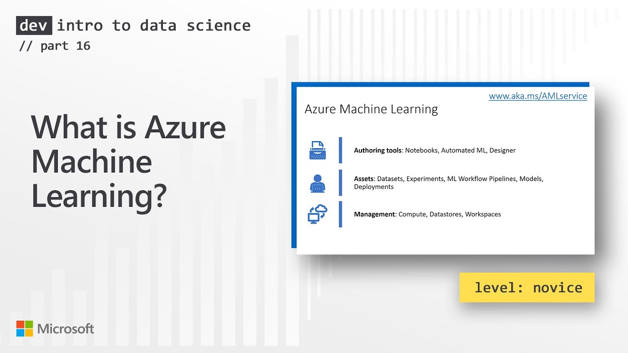 What is Azure Machine Learning? (16 of 28)