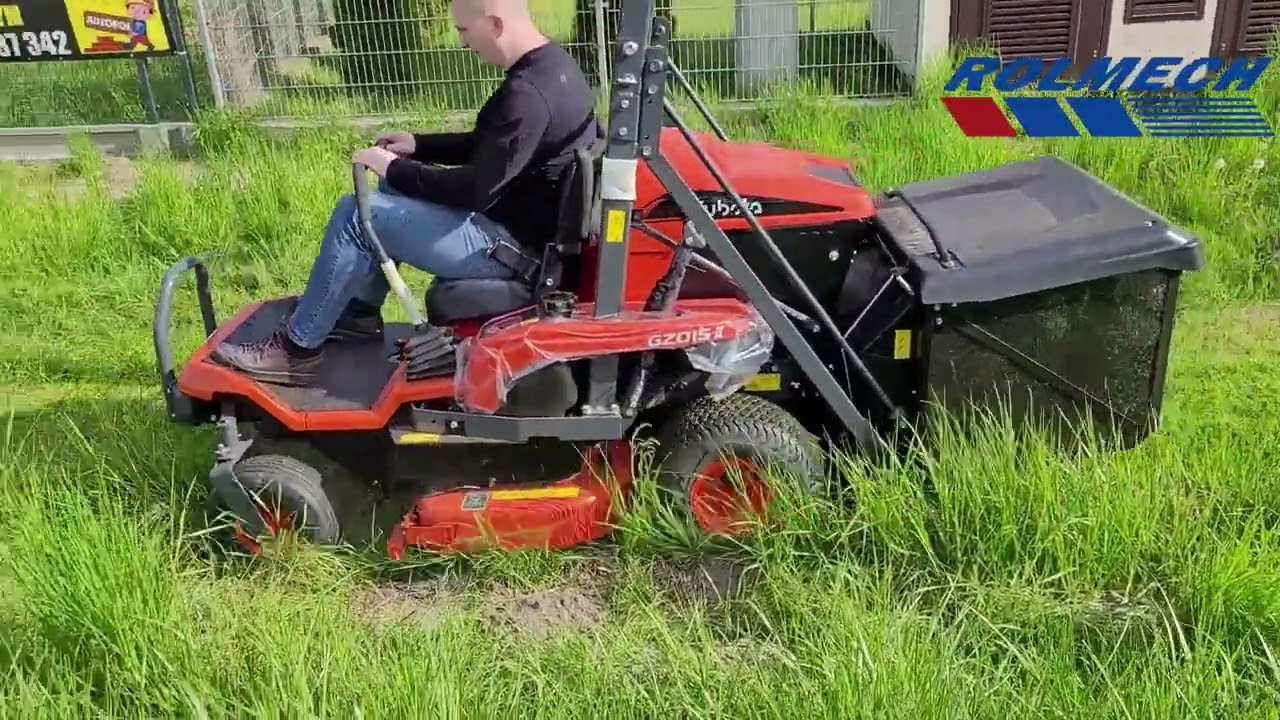 KUBOTA GZD 15 HD| koszenie trawy | zero skręt | zero turn