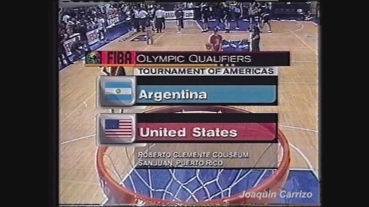 Campeonato FIBA Américas 2003: Estados Unidos VS Argentina - Final (ESPN Latinoamérica)