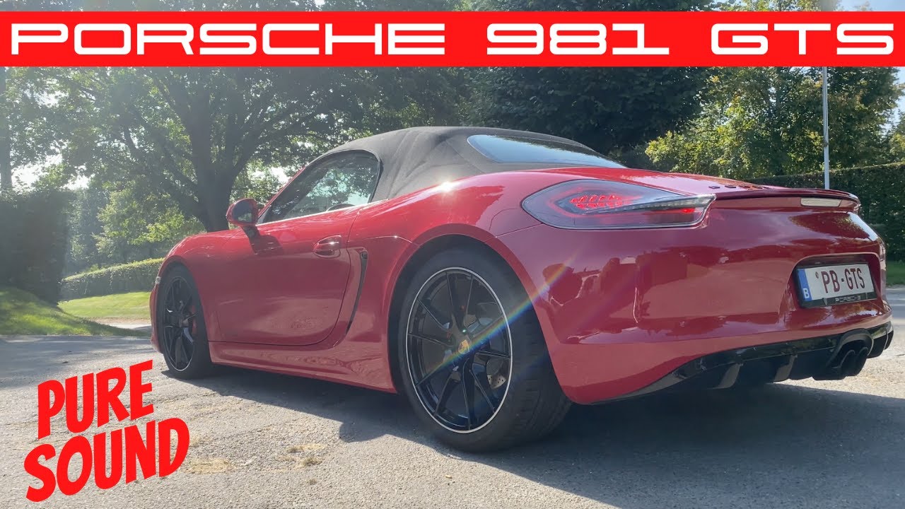 Porsche Boxster 981 GTS Sound