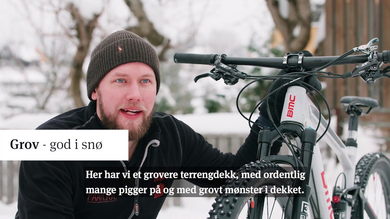 Med rett piggdekk blir vintersykling lett