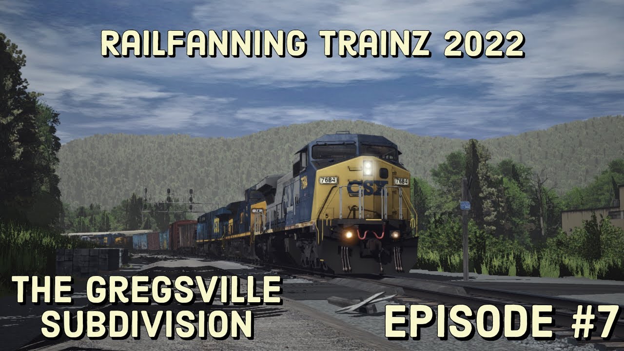 Railfanning Trainz!!! | Railfanning The Gregsville Subdivision Episode #7