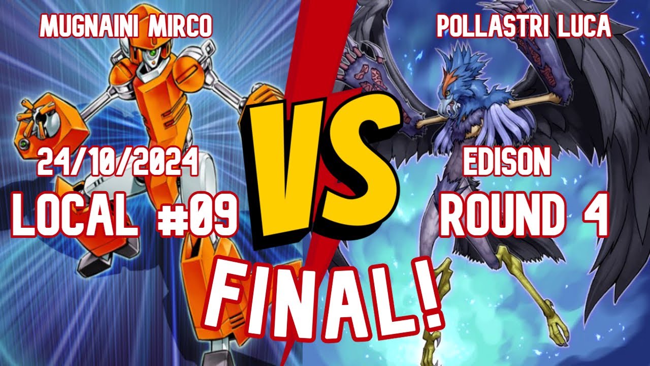 EDISON FORMAT || LOCAL #9  - Machina VS Blackwing Round 4 FINAL || Time Wizard Yu-Gi-Oh!