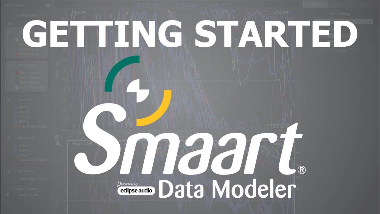 Обзор начала работы с Smaart Data Modeler
