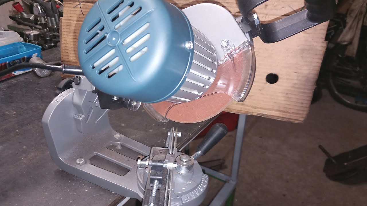 SZLIFIERKA OSTRZAŁKA DO ŁAŃCUCHÓW PIŁ PILAREK ELEKTRYCZNA INDUKCYJNA 850W tarcza fi 145 mm
