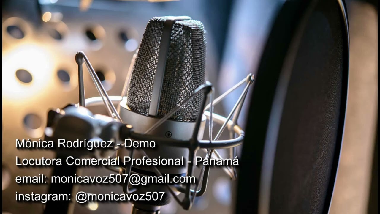 Locutora Comercial Panam&aacute; / M&oacute;nica Rodr&iacute;guez