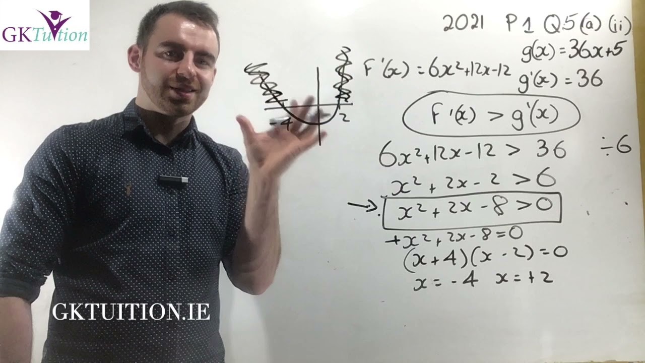 Leaving Cert Higher Level Maths 2021 P1 Q5