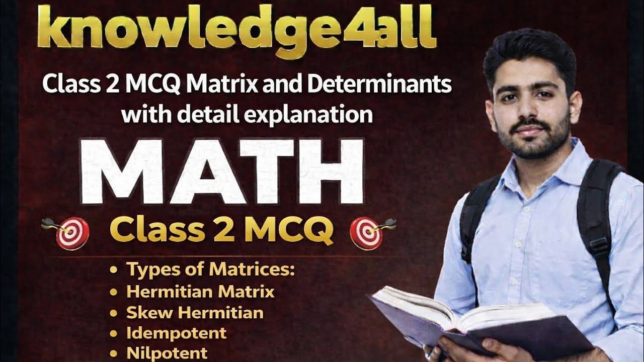 Hermition matrix idempotent #mathmastercadre  #punjabexampreparation 