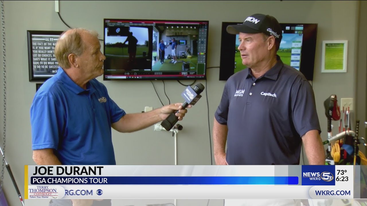 Randy Patrick speaks with PGA great Joe Durant