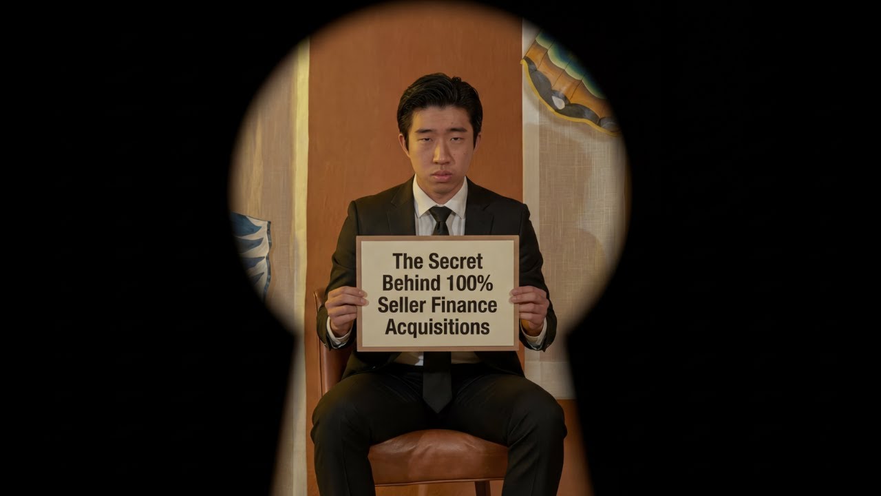 Seller Finance M&A Masterclass: How To Close 100% Seller Finance Acquisitions