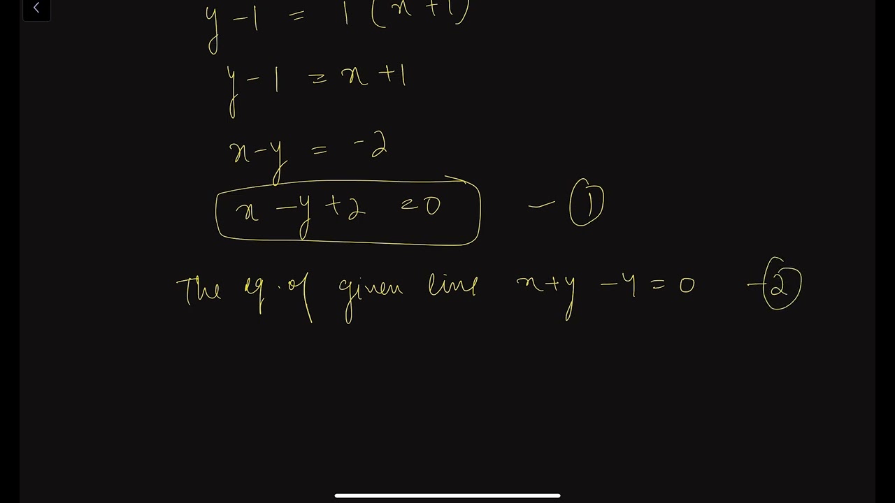 NCERT MATHS CLASS 11 || Chapter 9 Straight Lines || Miscellaneous Ex. || Q13 Solution