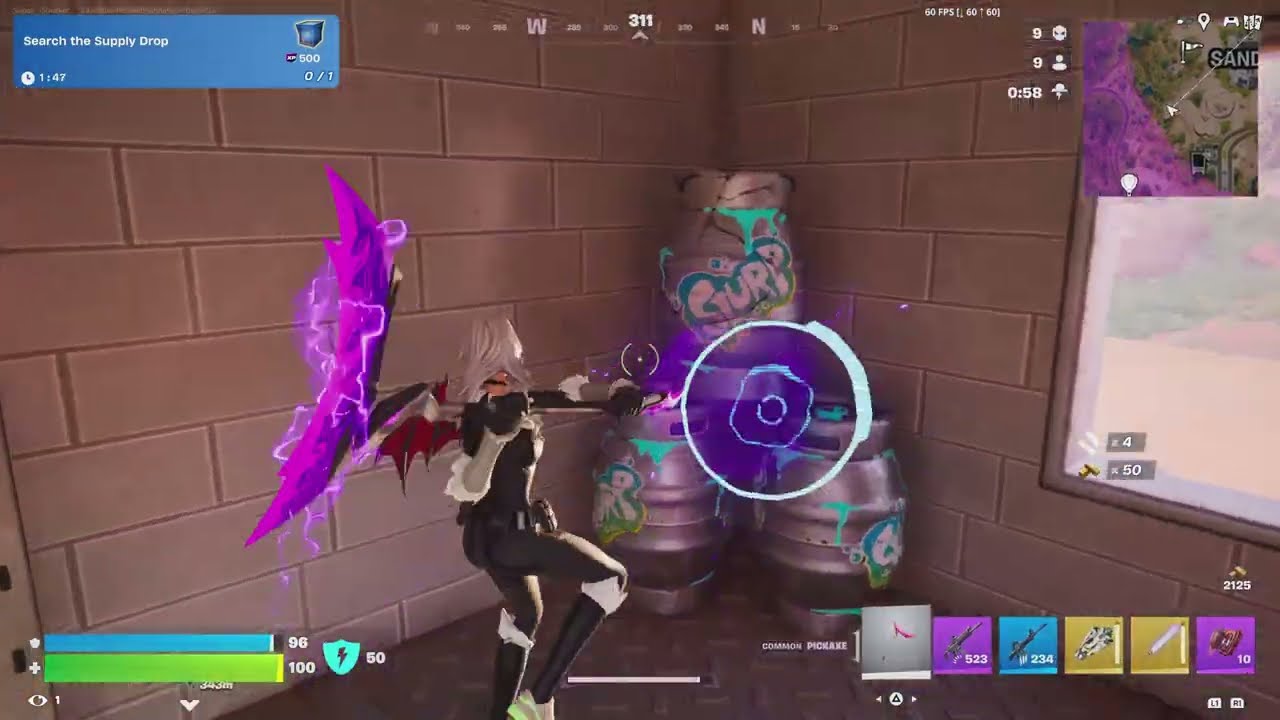 Fortnite Black Cat No Builds Gameplay