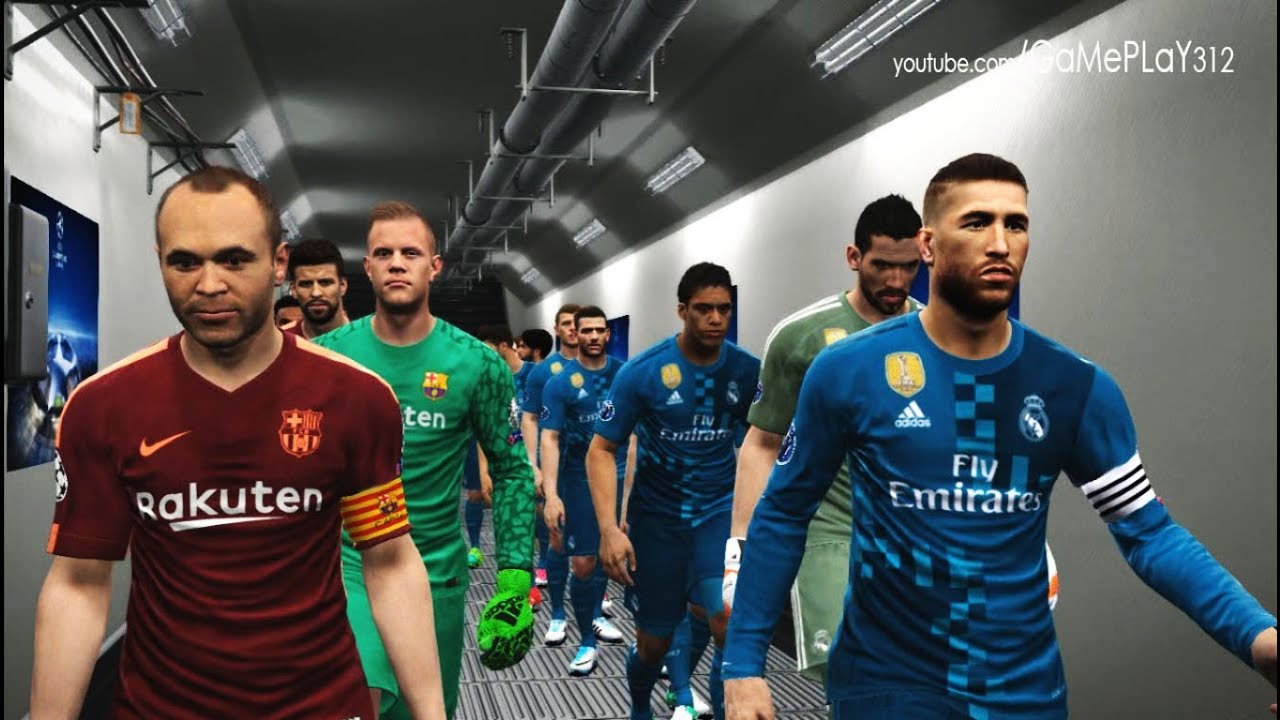 REAL MADRID vs FC BARCELONA - PES 2017 Gameplay PC