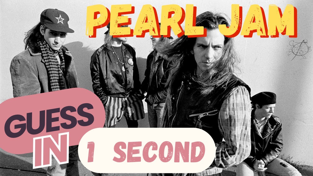 Pearl Jam | Guess in 1 second | Music Quiz