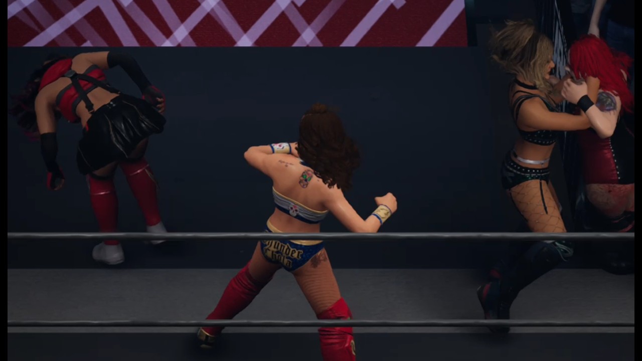 AEW FF HIKARU SHIDA & TAY VS ABADON & THUNDER ROSA