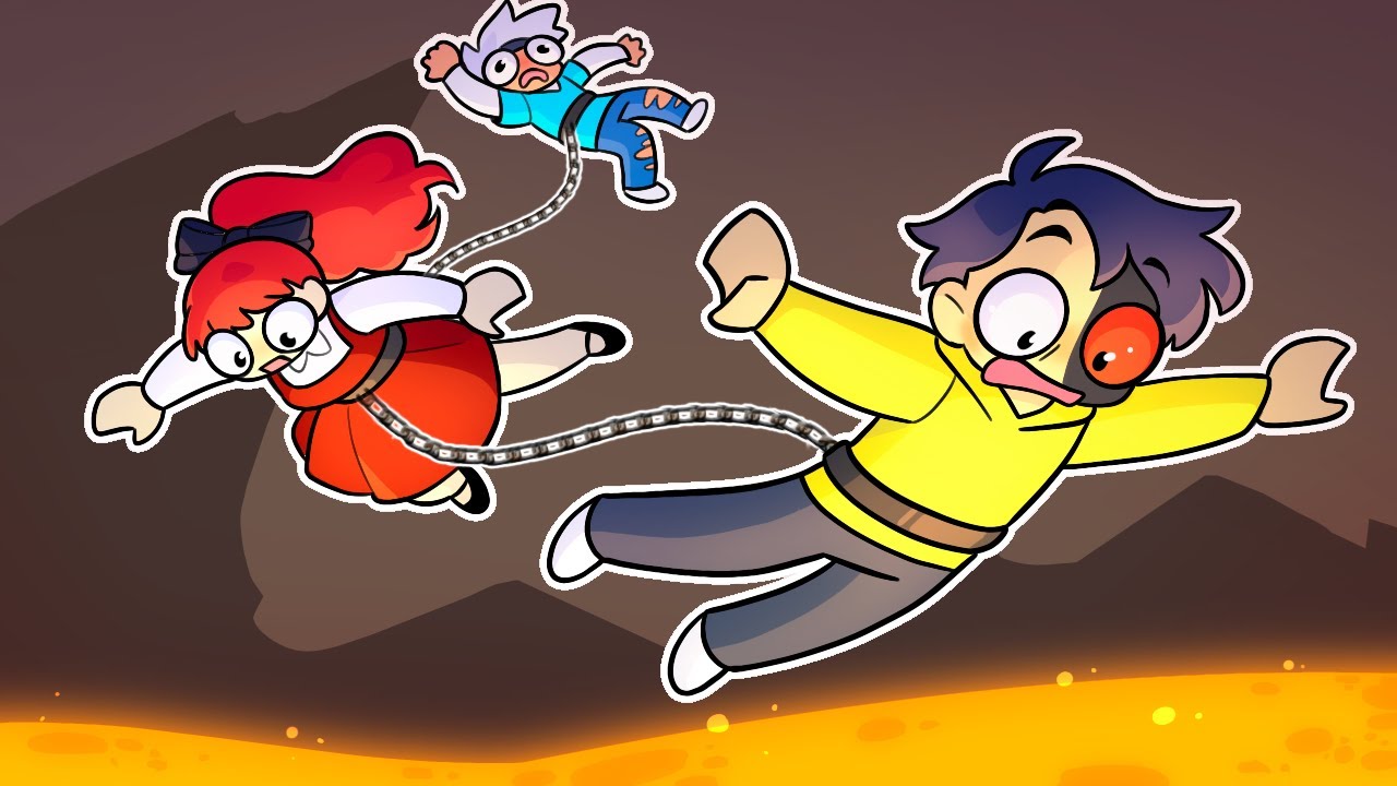 We're CHAINED TOGETHER in Roblox!