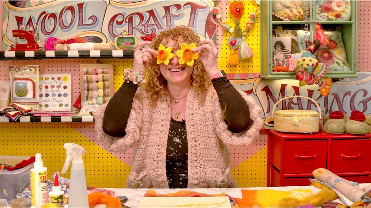 Как сделать потрясающие войлочные цветы нарцисс