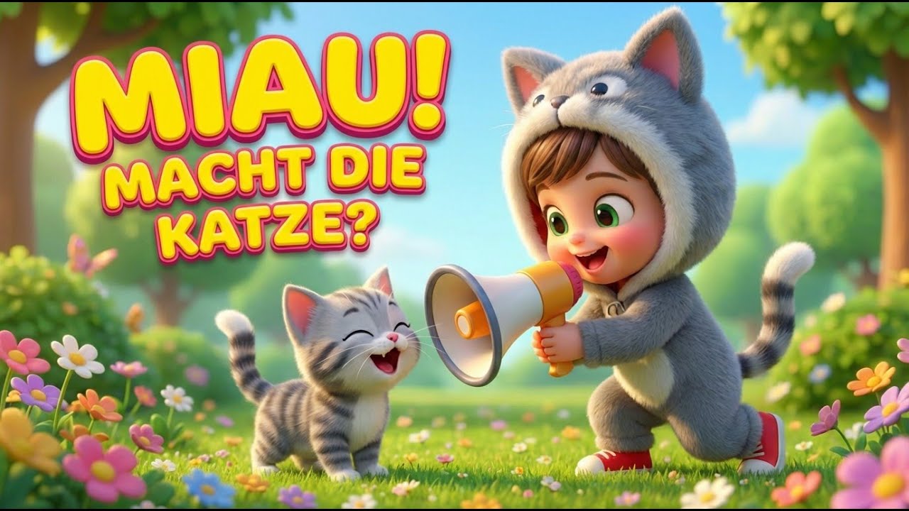Miau Miau Miau | Kleine Katze | ToliT&ouml;ne Tierstimmen Lied