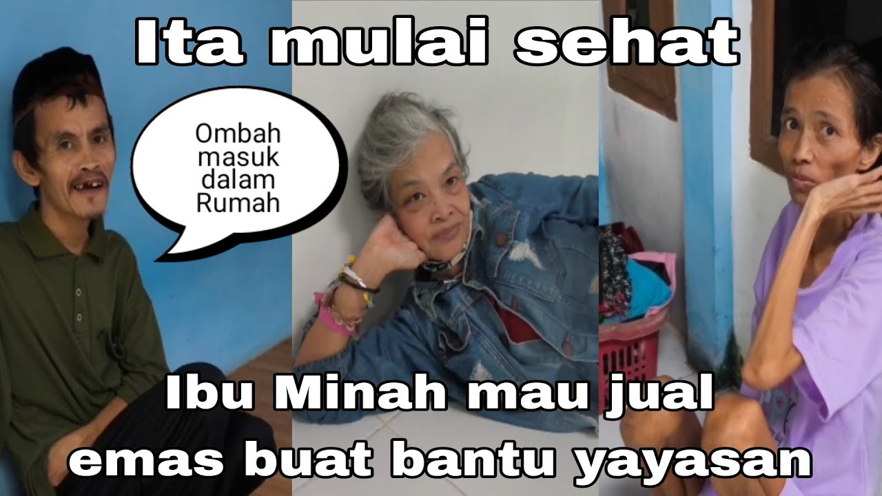 Ita mulai sehat | Ibu Minah mau jual emas buat bantu Yayasan ⁉️ 😆❤️ #petualanganalamdesaku #tiktok 