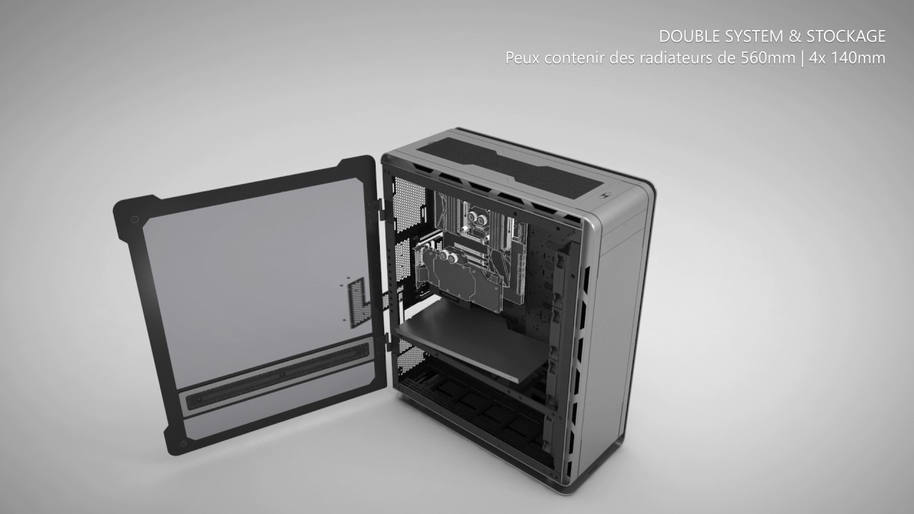 Phanteks Enthoo Elite - Water cooling - French