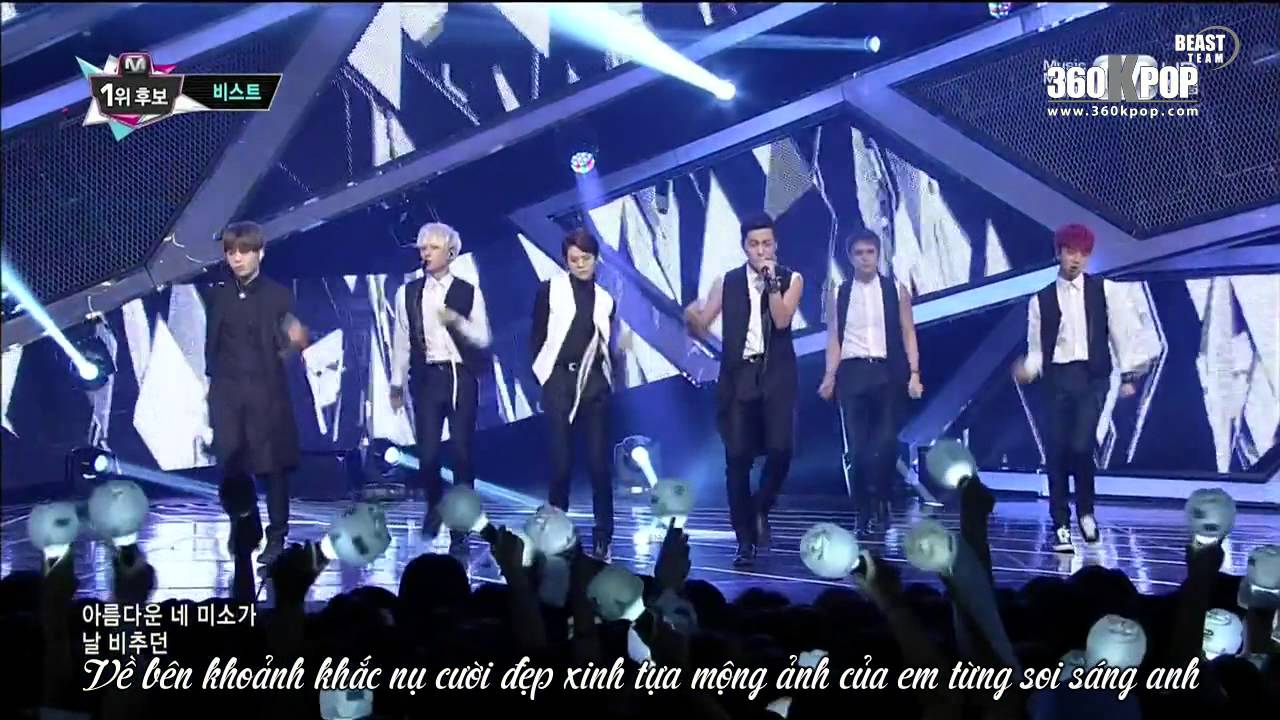 [Vietsub] [Perf] BEAST   Shadow (130801 Mnet Countdown)