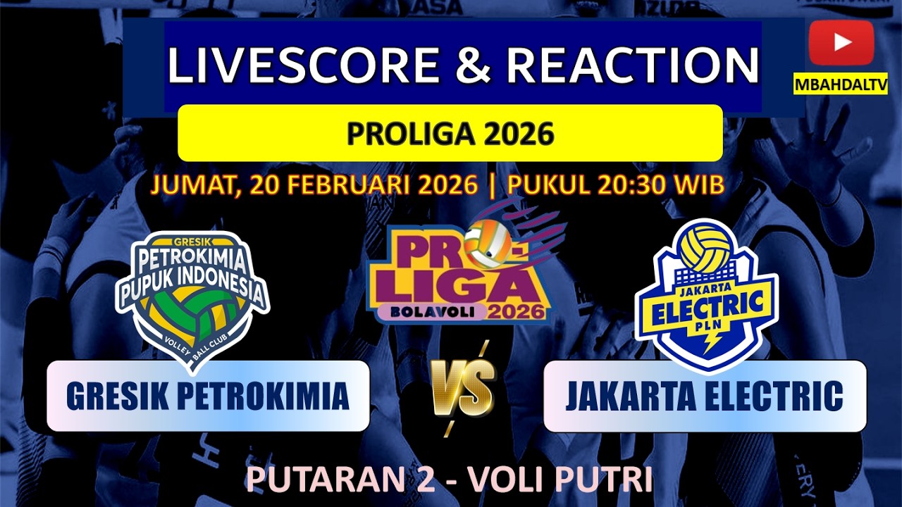 GRESIK PETROKIMIA PHONSKA PLUS PUPUK vs JAKARTA ELECTRIC PLN MOBILE - LIVE REACTION PROLIGA 2026