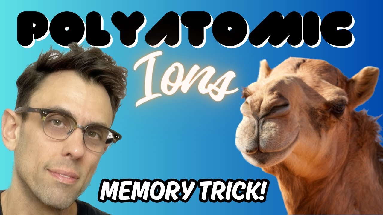 Easiest Way to Memorize Polyatomic Ions with Nick the Baby Camel