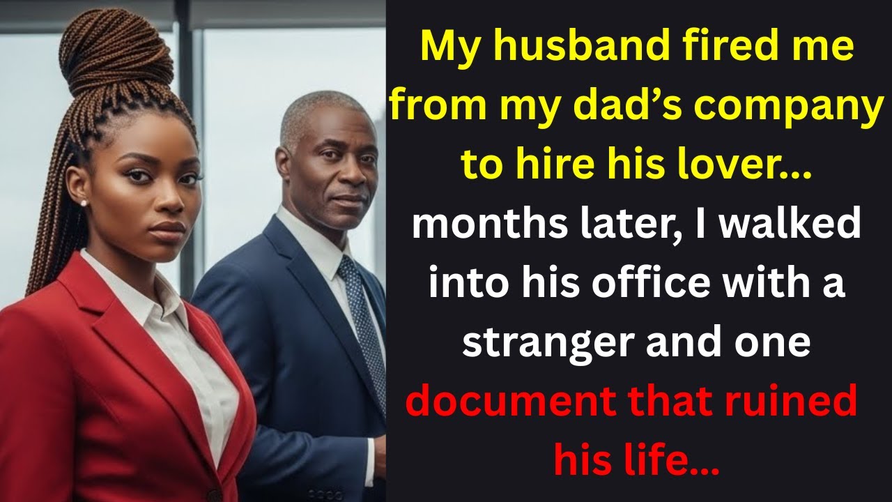"My husband fired me from our family business to hire his lover — months later..."