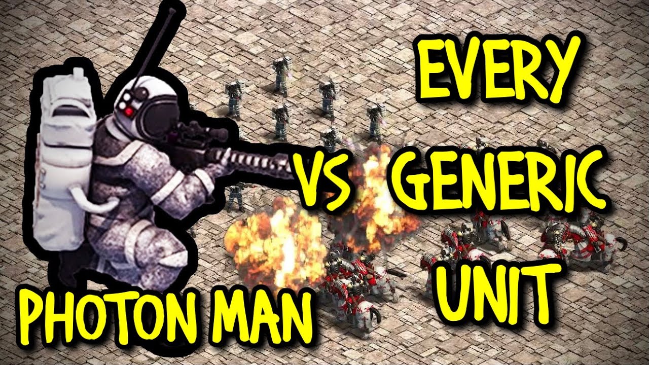 PHOTON MAN vs EVERY GENERIC UNIT | AoE II: Definitive Edition