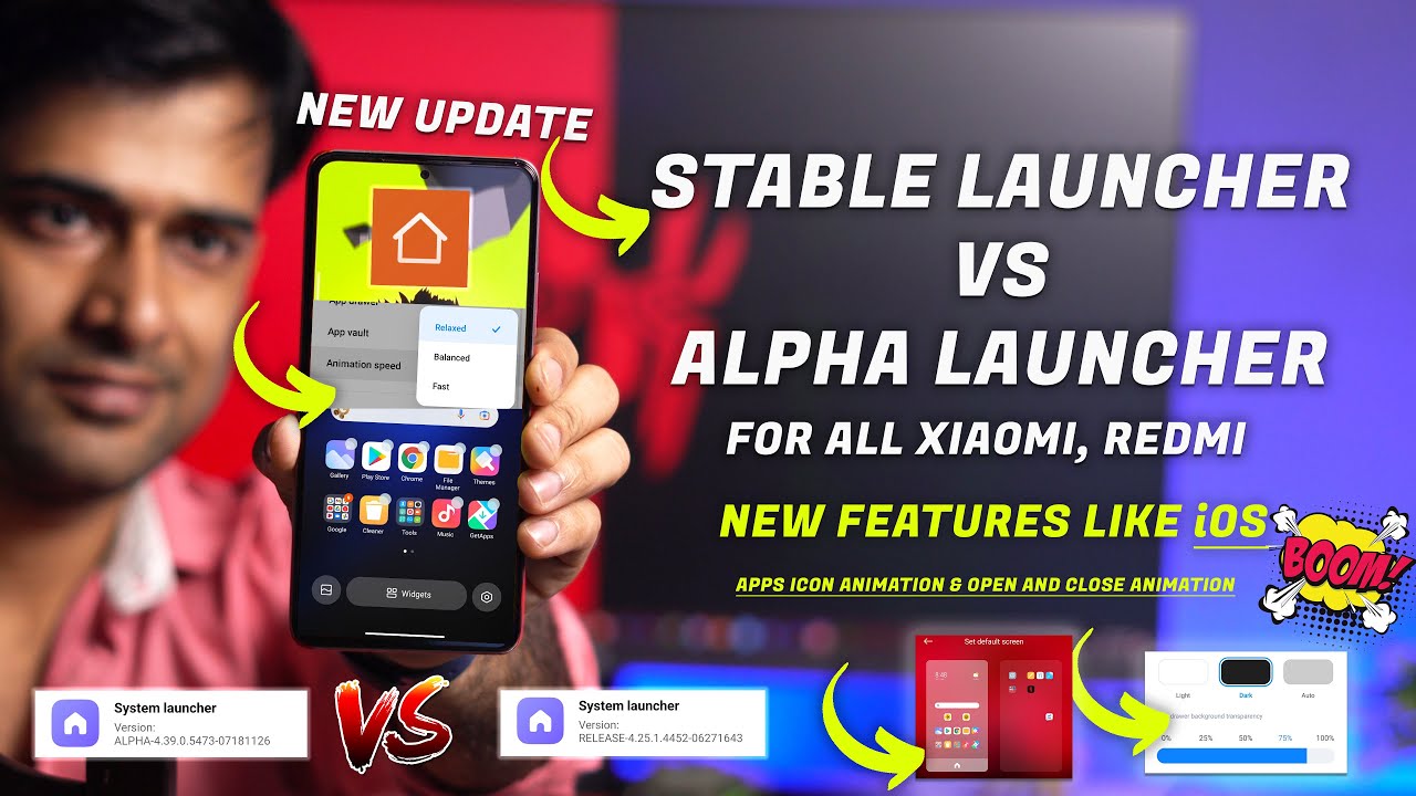 New MIUI 13 Stable Launcher Update Review | Stable MIUI System Launcher VS Alpha System Launcher