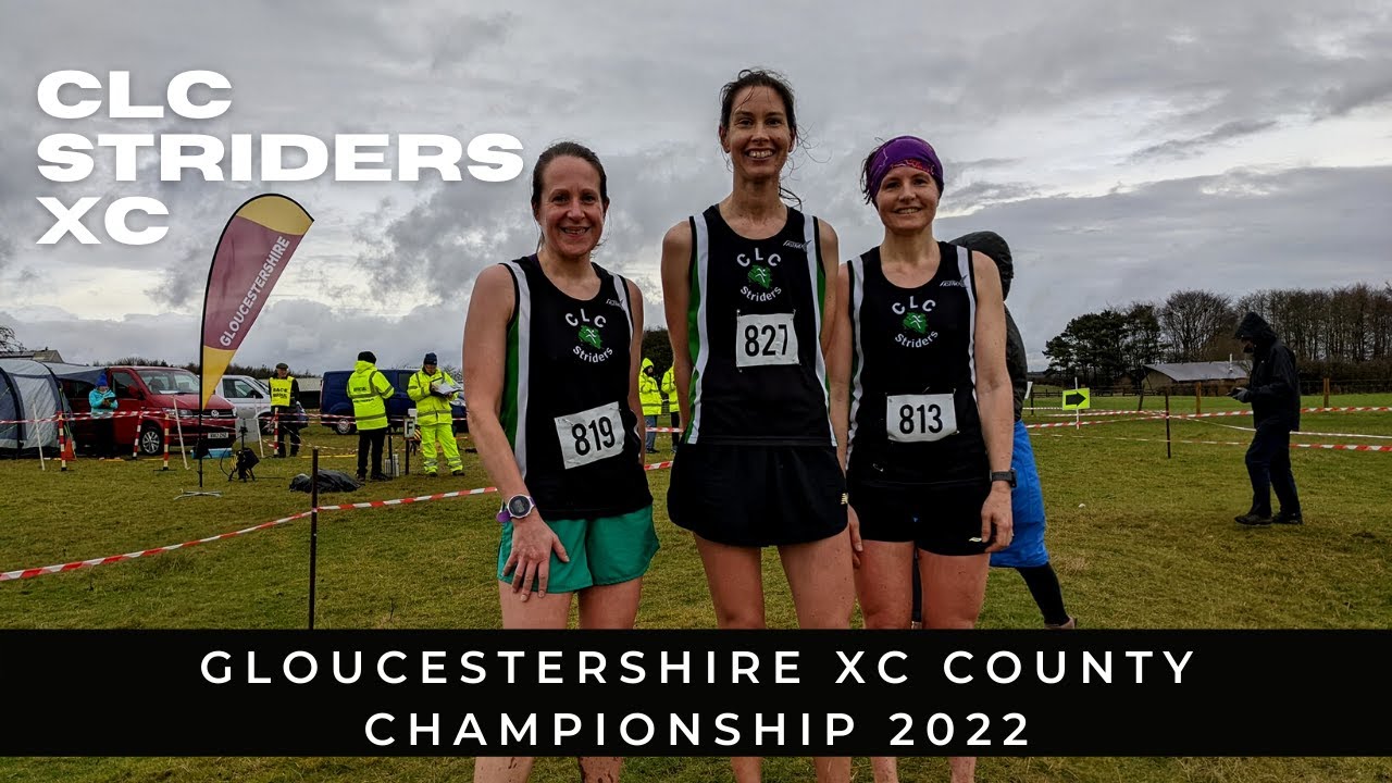 CLC Striders in action at the Gloucestershire Cross Country County Championship 2022