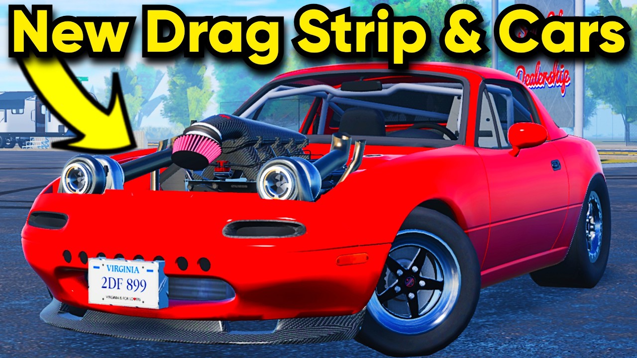 *NEW* CARS & DRAG STRIP + WHEELS IN ROBLOX ROANOKE!