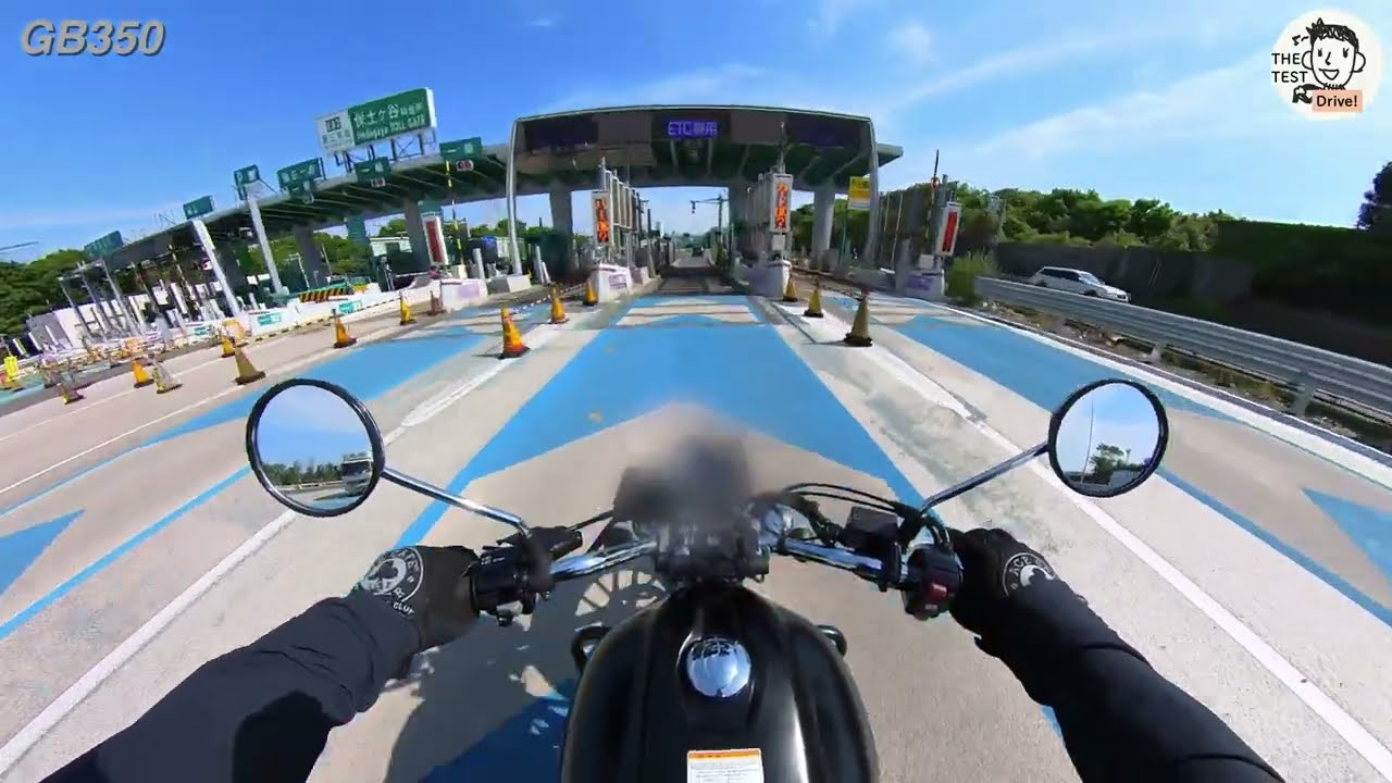 【高音質】GB350 の鼓動感を楽しむ横浜 擬似ツーリング【排気音のみ】　Pure Sound, exhaust.