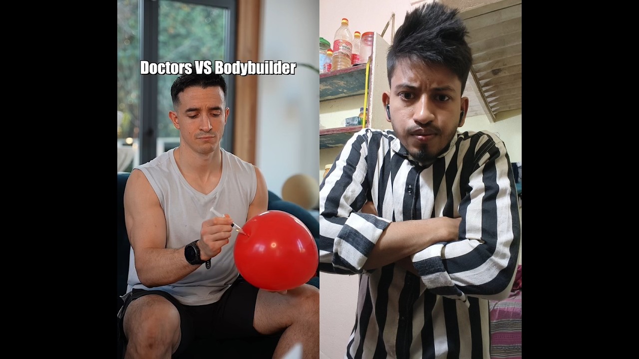 Doctor versus Bodybuilder Gaming; Comedy Funny Video 🤣🤣 #comedy #fun #shorts