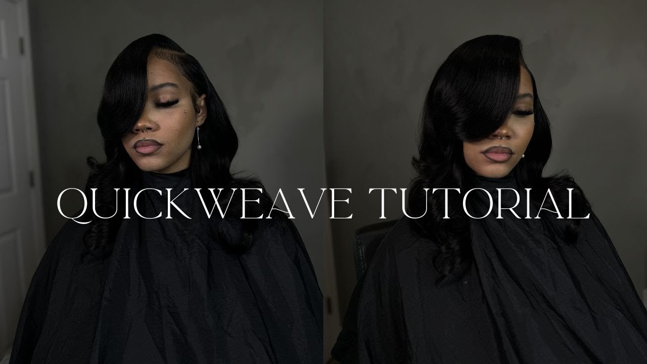 Side Part Quickweave Tutorial (Minimal Leave-out)| molding, placement, + styling | ARIELLELASHAY
